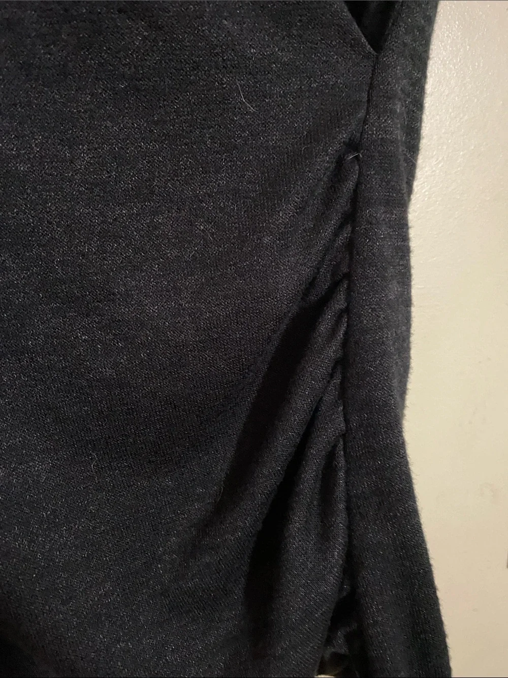 41 Hawthorn Black Wrap-Front Sleeveless Top - Picture 3 of 5